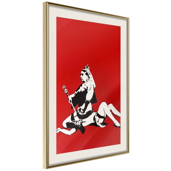 Poster 'Banksy: Queen Victoria'