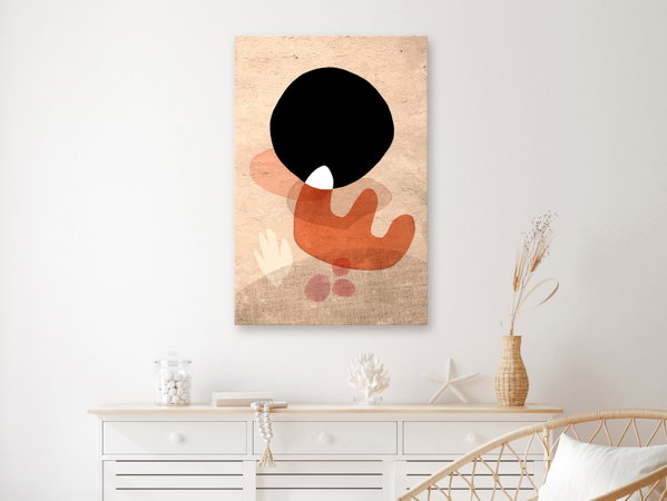 Impression sur toile 'Black Stone Vertical'