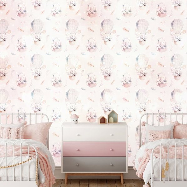 Papier peint autocollant 'Bunny Mission'