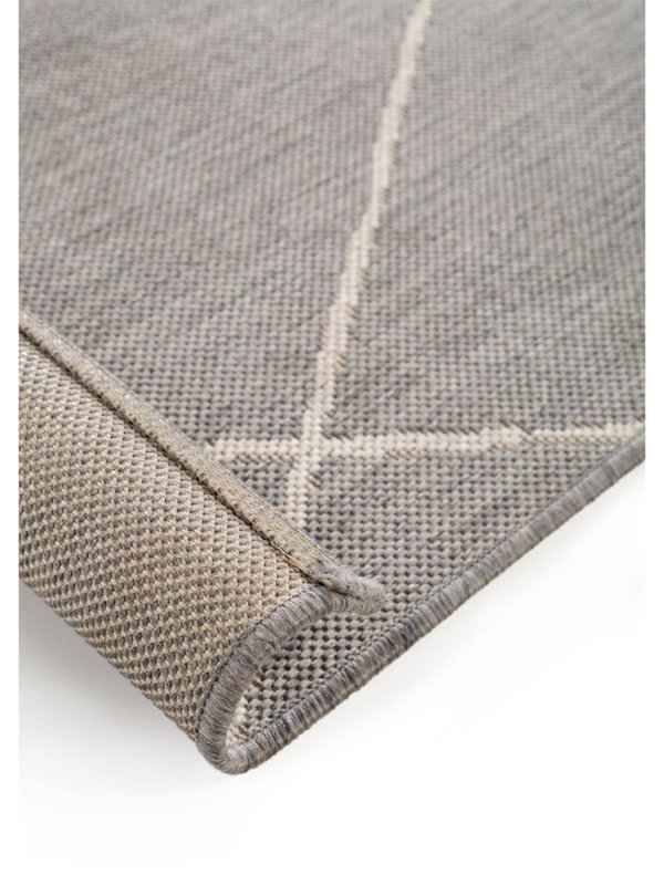 Design In- &amp; Outdoor-Teppich Metro Grau
