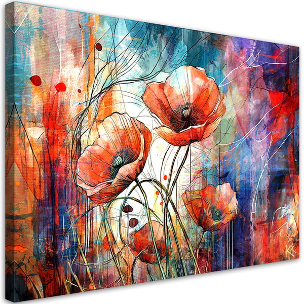 Kunstdruck auf Leinwand 'Blooming Symphony 2'
