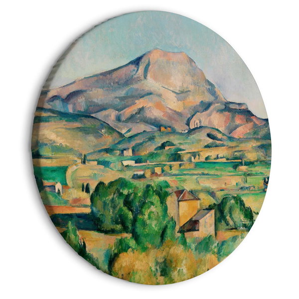 Rond schilderij 'Mt. Sainte-Victoire'