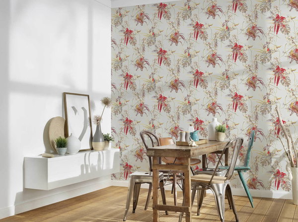 Tapete 'Parrot Gossip' 53x1005cm