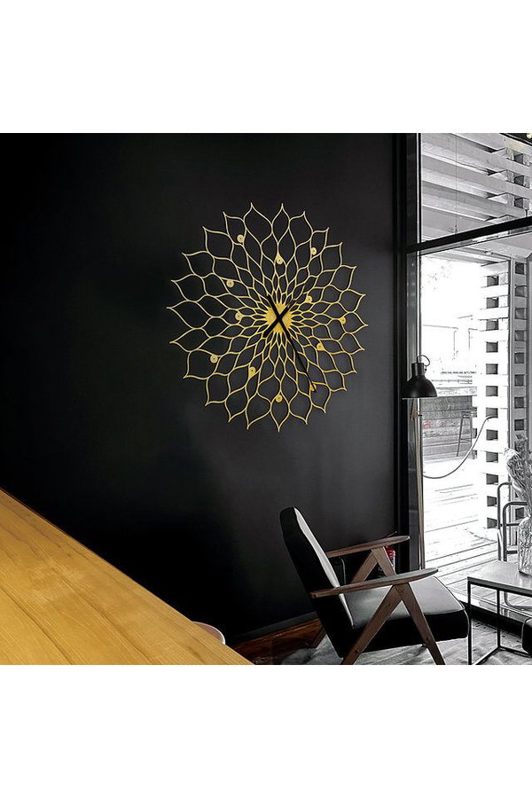 Wanduhr 'Gigantic Sunflower'