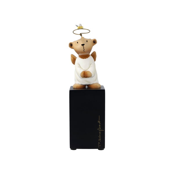 Porzellan Figur 'Schutzengel 2' von Peter Schnellhardt 6x22x6cm