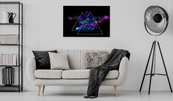 Impression sur toile 'Space Mirror Wide'