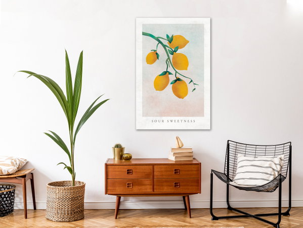 Stampa artistica su tela 'Sour Sweetness Vertical'