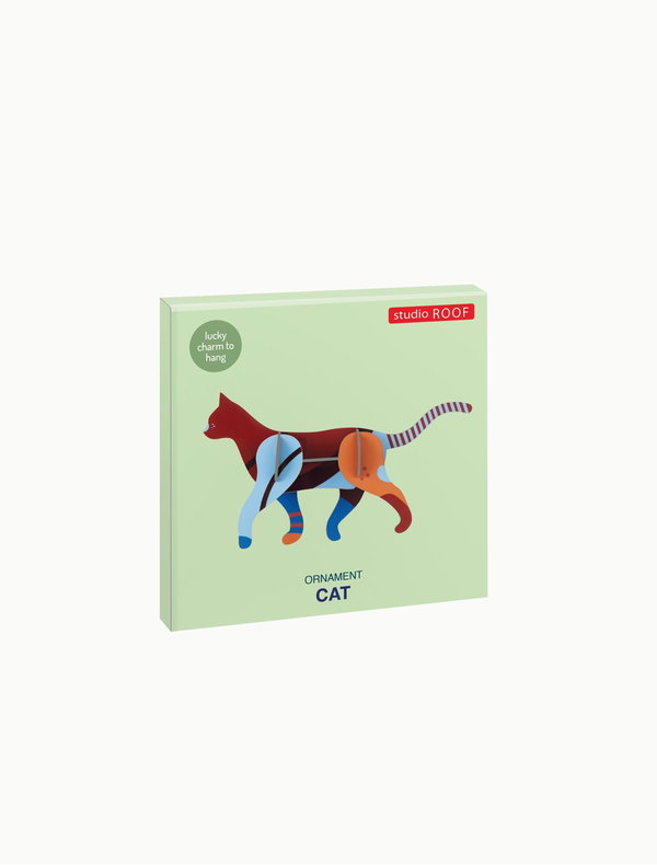 Hängende Deko 'Abstrakte Katze'