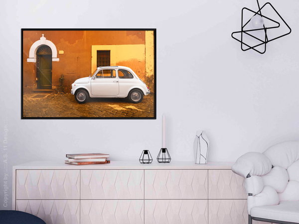Poster 'White Car'
