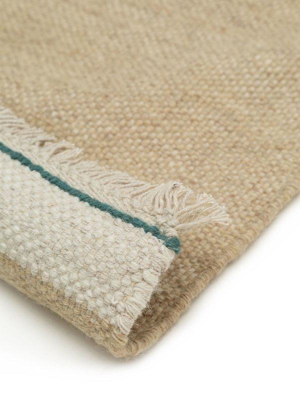 Design Wollteppich Karla Beige