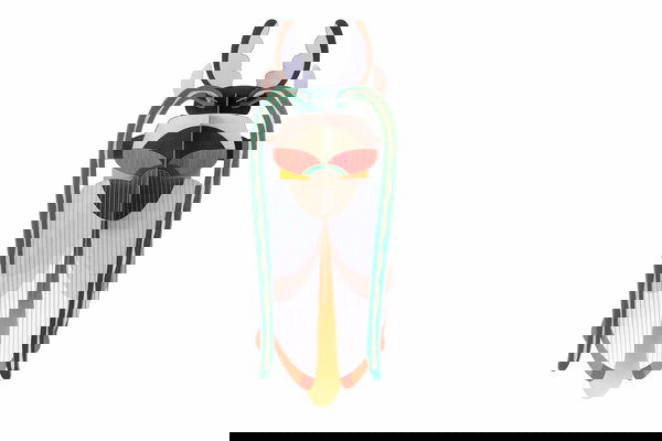 3D Wandobject gemaakt van karton 'Cosmos Beetle Decor'