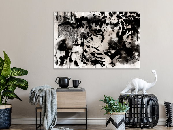 Kunstdruck auf Leinwand 'Cat's Look Wide'
