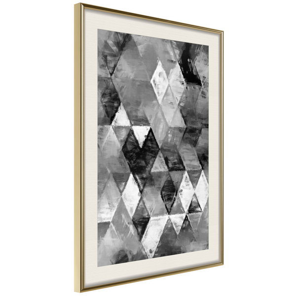 Poster 'Abstract Diamonds'