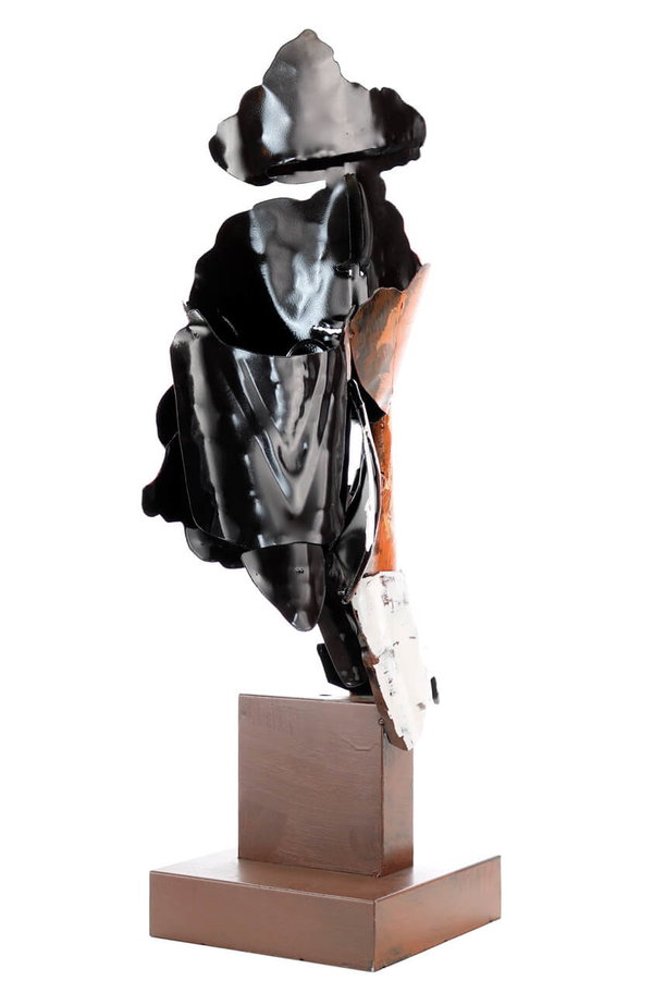 Metall Skulptur 'Keeper of Mystery' 70x20x20cm