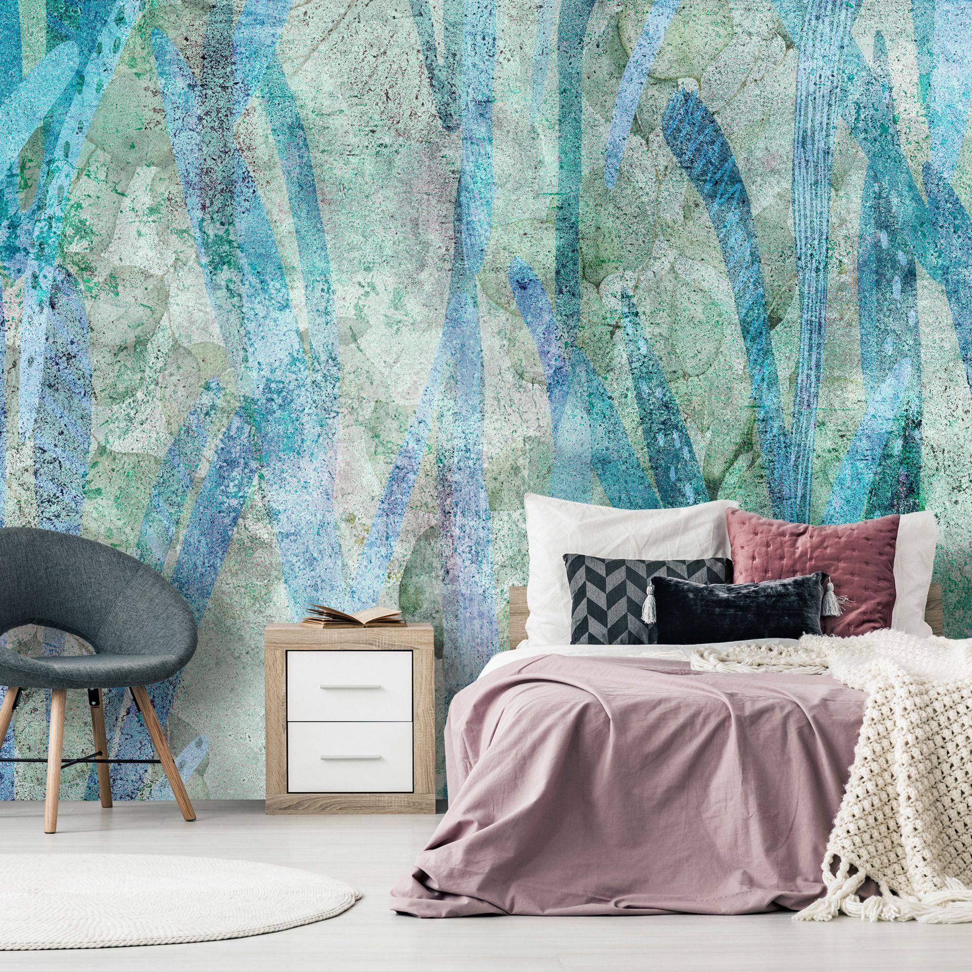 Zelfklevend behang 'Liquid Nature'