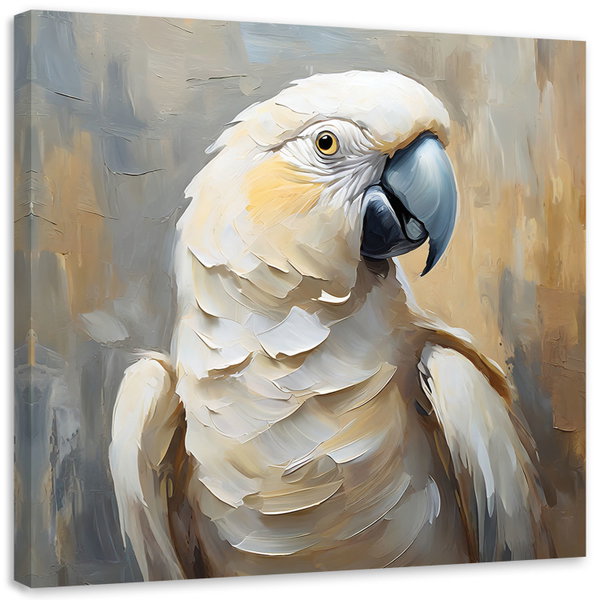 Kunstdruck auf Leinwand 'Cockatoo Portrait'