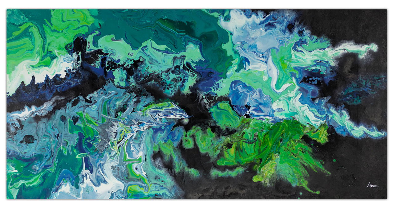 XXL Schilderij 'Dusk' | Handgeschilderd unicum in de ruimte.