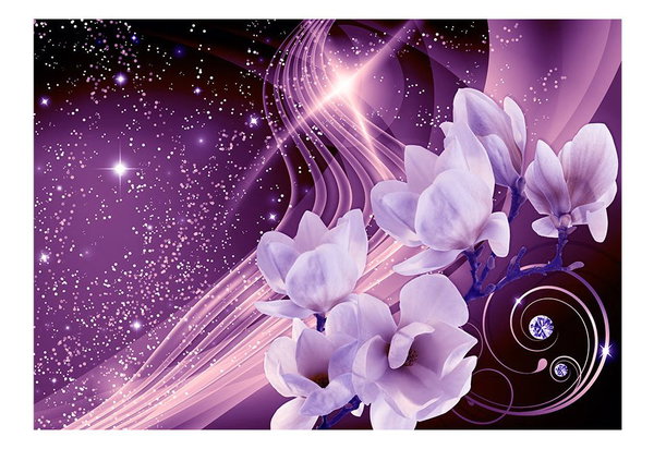 Selbstklebende Tapete 'Purple Milky Way'