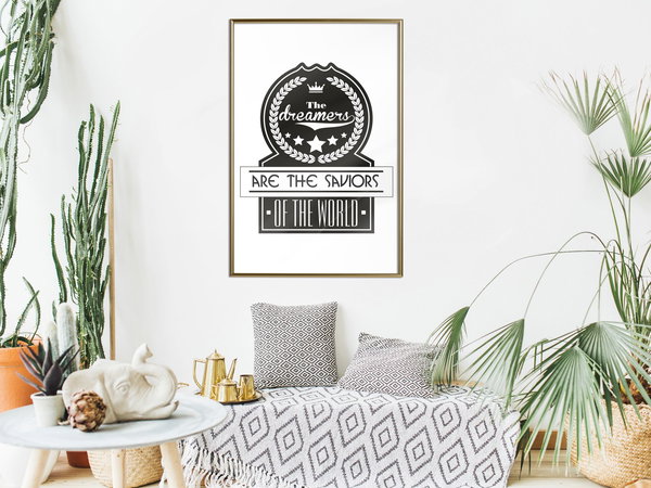Poster 'The Dreamers Are the Saviors of the World'