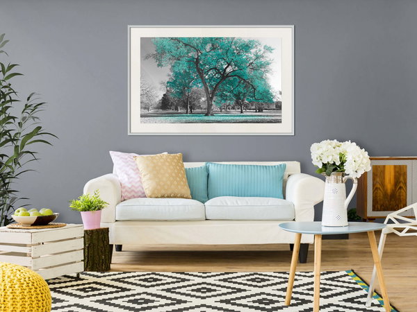 Poster 'Teal Tree'