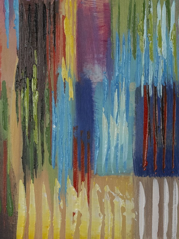 Handpainted Painting 'Hommage to life' | incl. certificate of authenticity