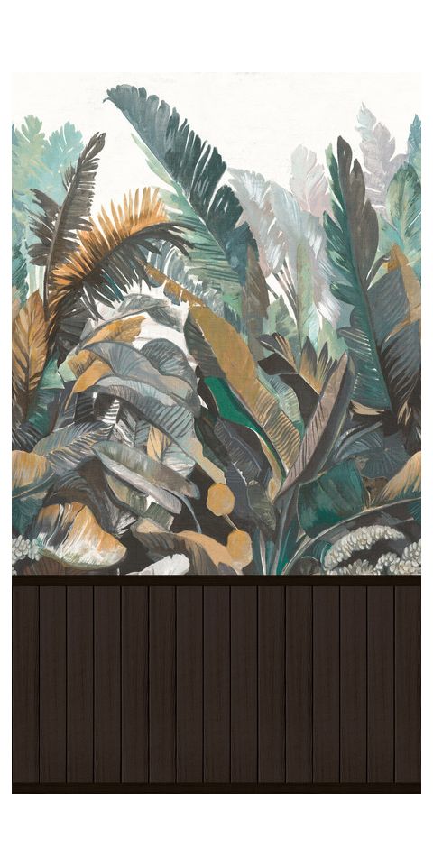 Wallpaper 'Garden Fantasy' 63x110inches