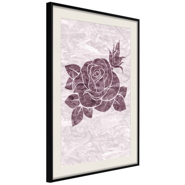 Poster 'Monochromatic Rosae'