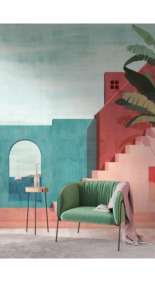 Tapete 'Color Oasis' 212x280cm