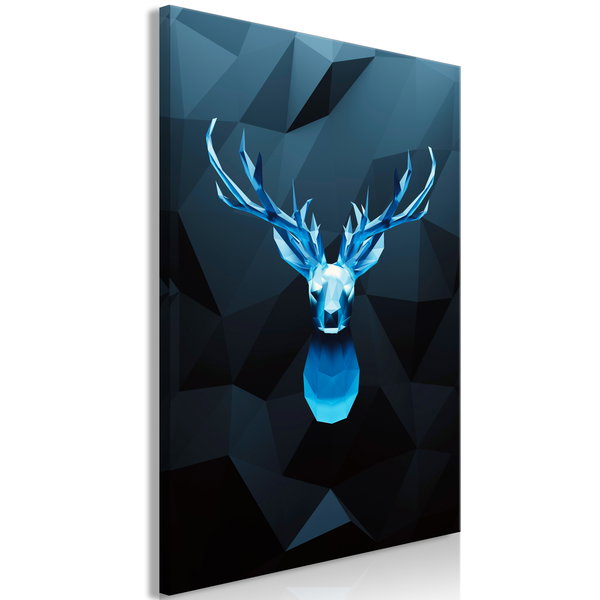 Umjetnički print na platnu 'Ice Deer Vertical'