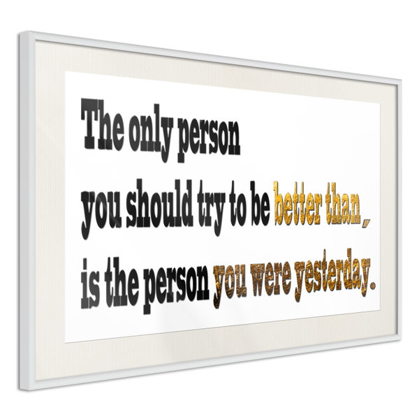 Poster 'Outdo Yourself'