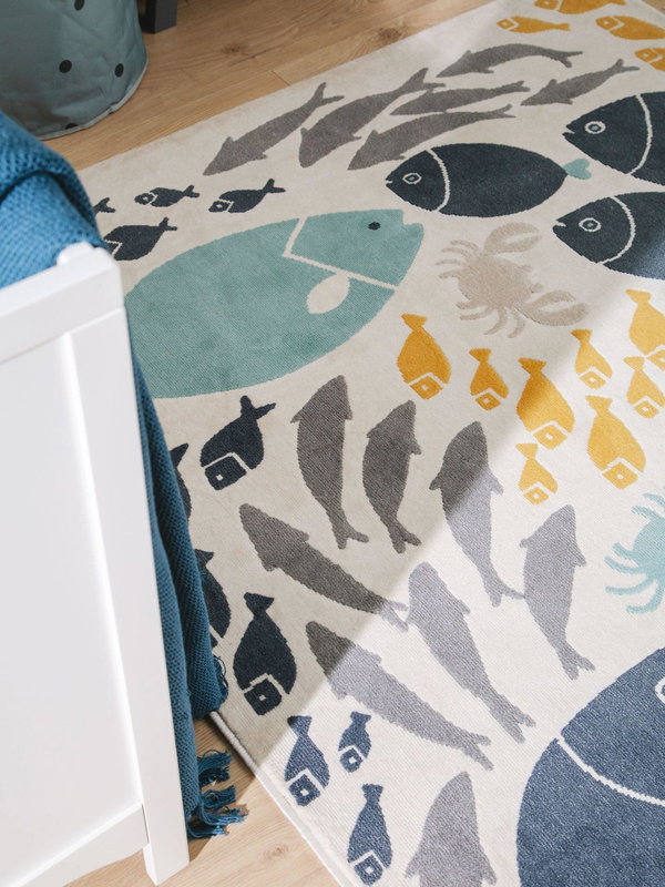 Design Kinderteppich Fabius Bunt II