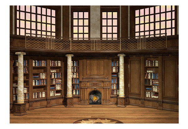Tapete 'Library of Dreams'