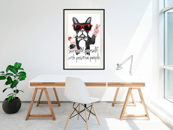 Poster 'Surround Yourself With Positive People'