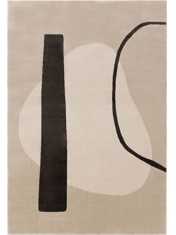 Design Teppich Ida Beige/Grau