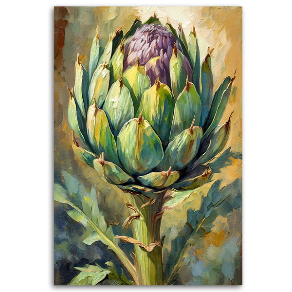 Kunstdruck auf Leinwand 'Artichoke's Bloom'