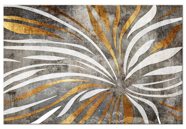 Kunstdruck auf Leinwand 'Night Flower Wide'