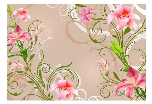 Tapete 'Subtle beauty of the lilies'