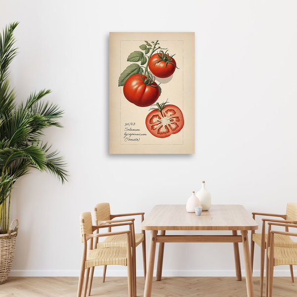 Kunstdruck auf Leinwand 'Tomato'