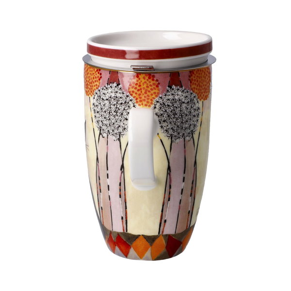 Goebel Teetasse mit Sieb und Deckel 'Soffioni'