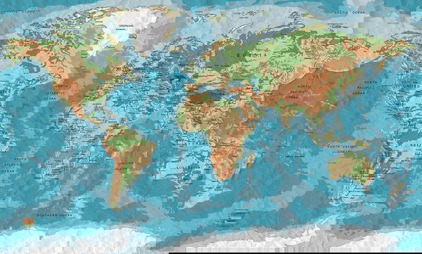 Behang 'World Trip' 400x267cm