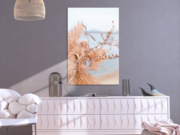 Kunstdruck auf Leinwand 'Sophisticated Twigs Vertical'