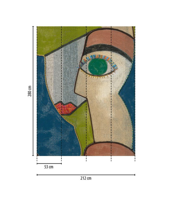 Tapete 'Pattern Grid' 212x280cm