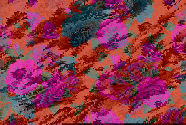 Behang 'Spanish Rose 2' 400x270cm