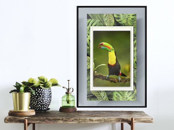 Poster 'Toucan in the Frame'