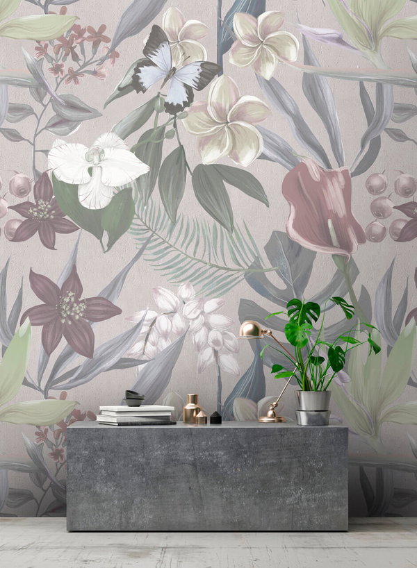 Tapete 'Orchid Garden 1' 400x270cm