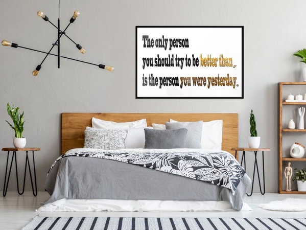 Poster 'Outdo Yourself'