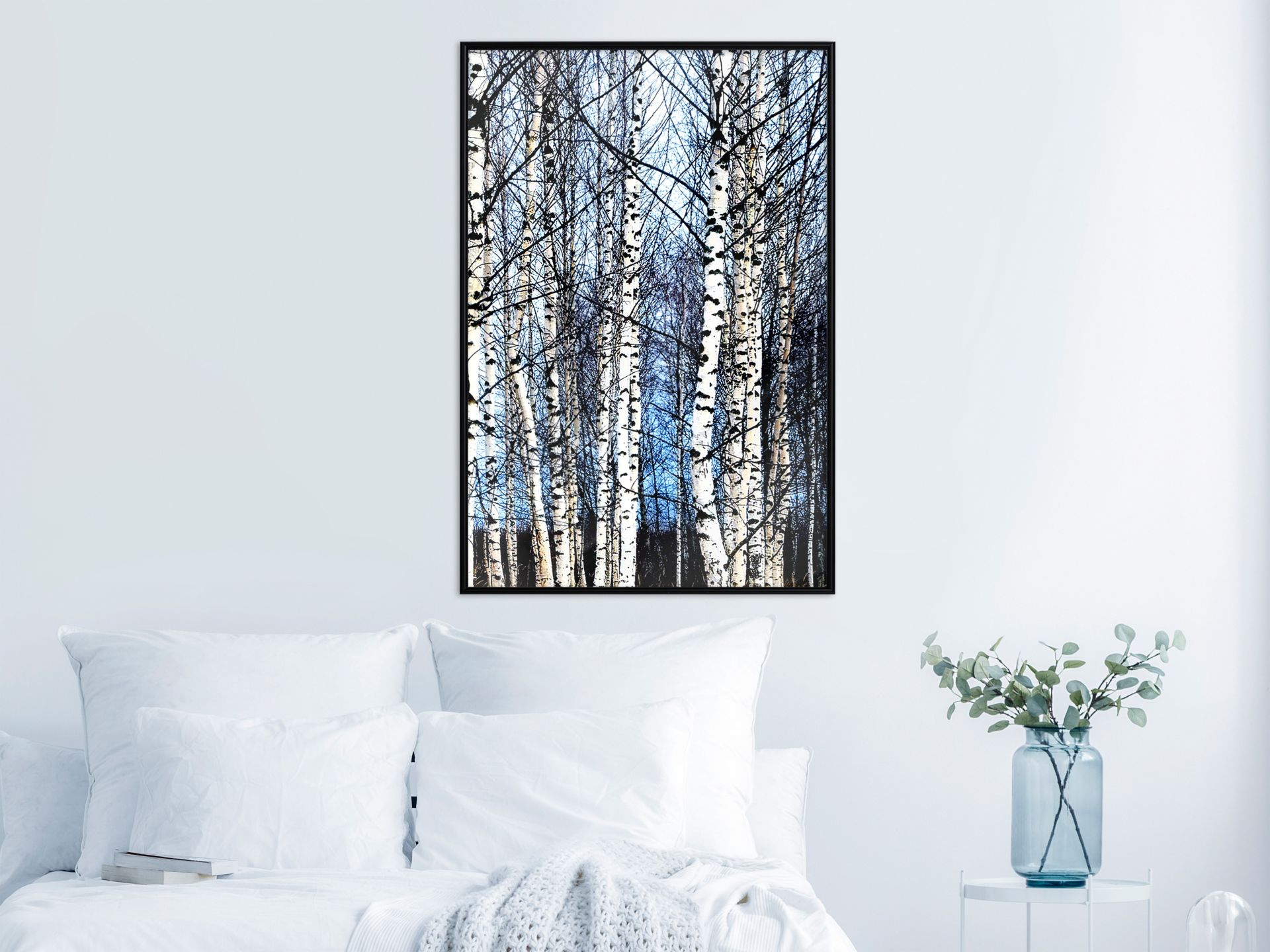 Poster 'Winter Birch Trees'