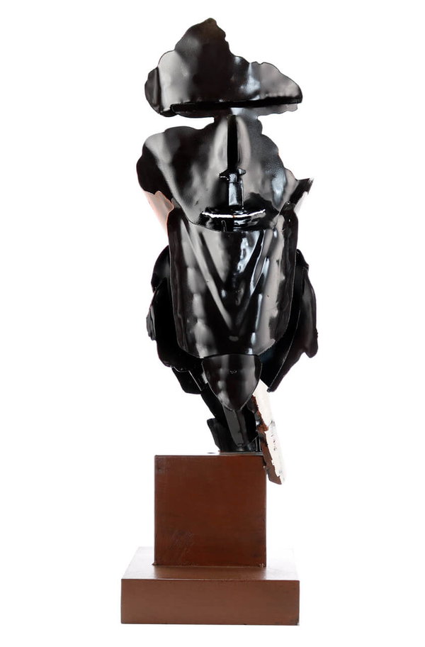 Metall Skulptur 'Keeper of Mystery' 70x20x20cm
