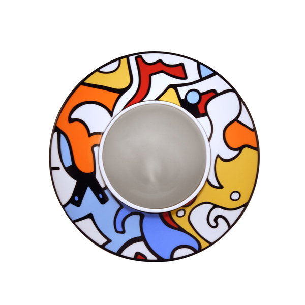 Porzellan Vase 'Pop Art Fusion' von Goebel 27,5x42x27,5cm