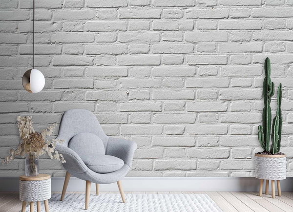 Tapete 'White Bricks'